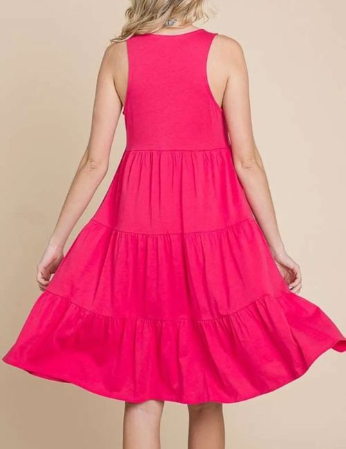 Women's Culture Code Racerback Tiered Tank Dress