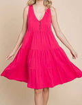 Women's Culture Code Racerback Tiered Tank Dress