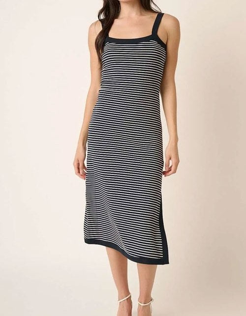 Women's Mittoshop Contrast Striped Midi Cami Dress