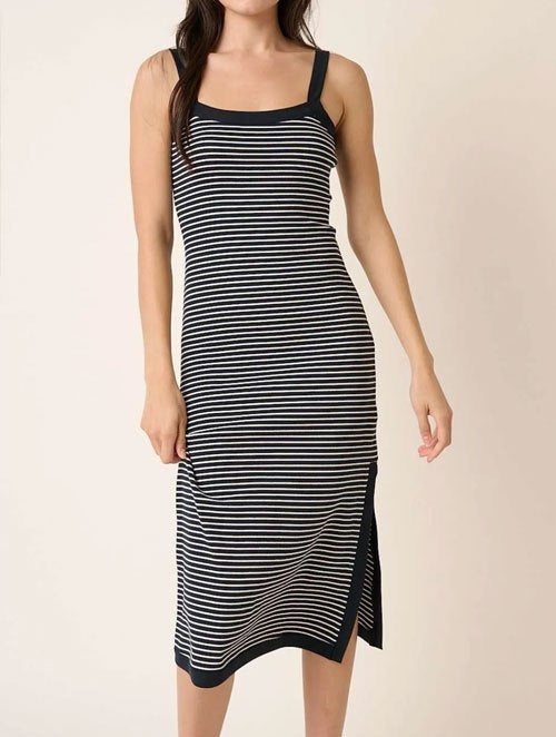 Women's Mittoshop Contrast Striped Midi Cami Dress