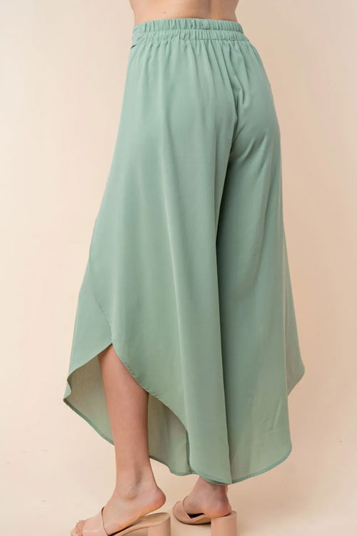 Women's White Birch High Waisted Woven Pants