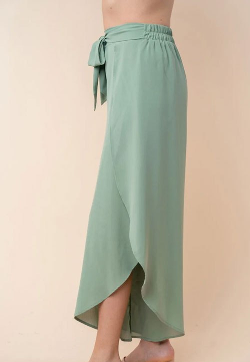 Women's White Birch High Waisted Woven Pants
