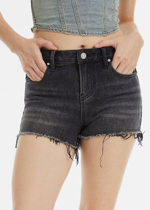 Women's BAYEAS Raw Hem Denim Shorts