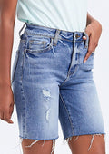 Women's BAYEAS High Rise Denim Shorts