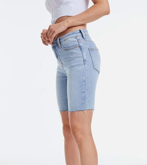 Women's BAYEAS Mid Rise Stretch Denim Shorts