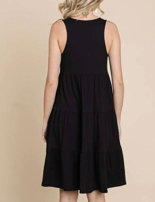 Women's Culture Code Racerback Tiered Tank Dress