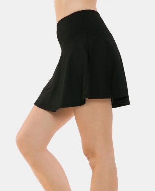 Women's Leggings Depot Wide Waistband Active Skort