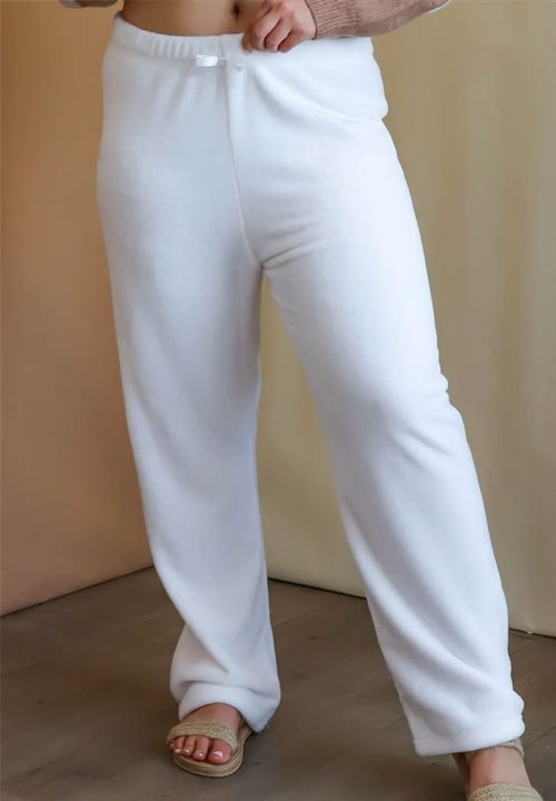 Women's Active Usa Plus Size Elastic Waist Wide Leg Pants