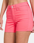 Women's Zenana High Waist Denim Shorts