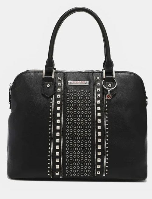 Women's Nicole Lee USA Studded Decor Handbag