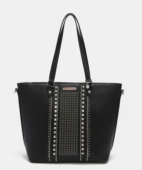 Women's Nicole Lee USA Studded Decor Tote Bag