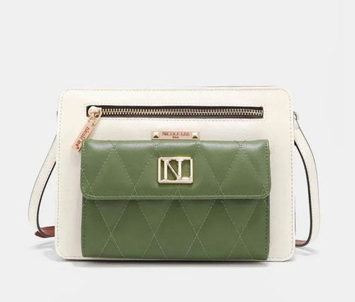 Women's Nicole Lee USA Color Block Crossbody Bag