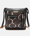 Women's Nicole Lee USA Geometric Pattern Crossbody Bag