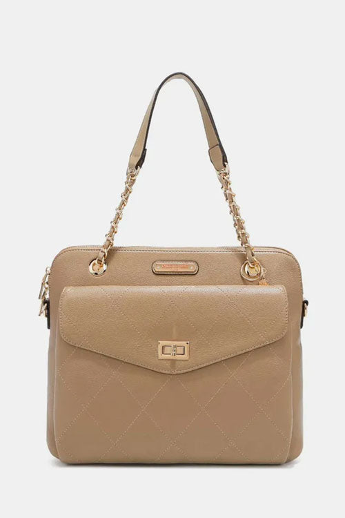 Women's Nicole Lee USA Diamond Quilted Crossbody Bag