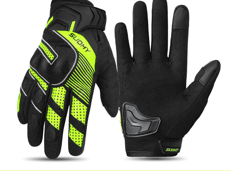 Motorcycle Riding Gloves – Shock-Absorbing Rebound Shell | Breathable, Wear-Resistant, Summer Riding Gear for Men & Women