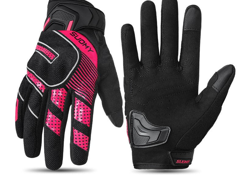 Motorcycle Riding Gloves – Shock-Absorbing Rebound Shell | Breathable, Wear-Resistant, Summer Riding Gear for Men & Women