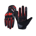 Men's Summer Motorcycle Gloves – Full Finger, Anti-Fall, Shock-Absorbing, Breathable Riding Gear