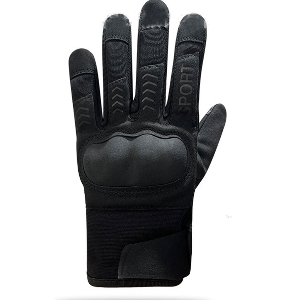 Men's Motorcycle Gloves - Autumn Winter Touchscreen Racing Gloves, Warm, Anti-Wear, Anti-Fall, Full-Finger Riding Gloves for Bik