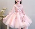 Kids Baby Girls Embroidery Long Sleeves Dress