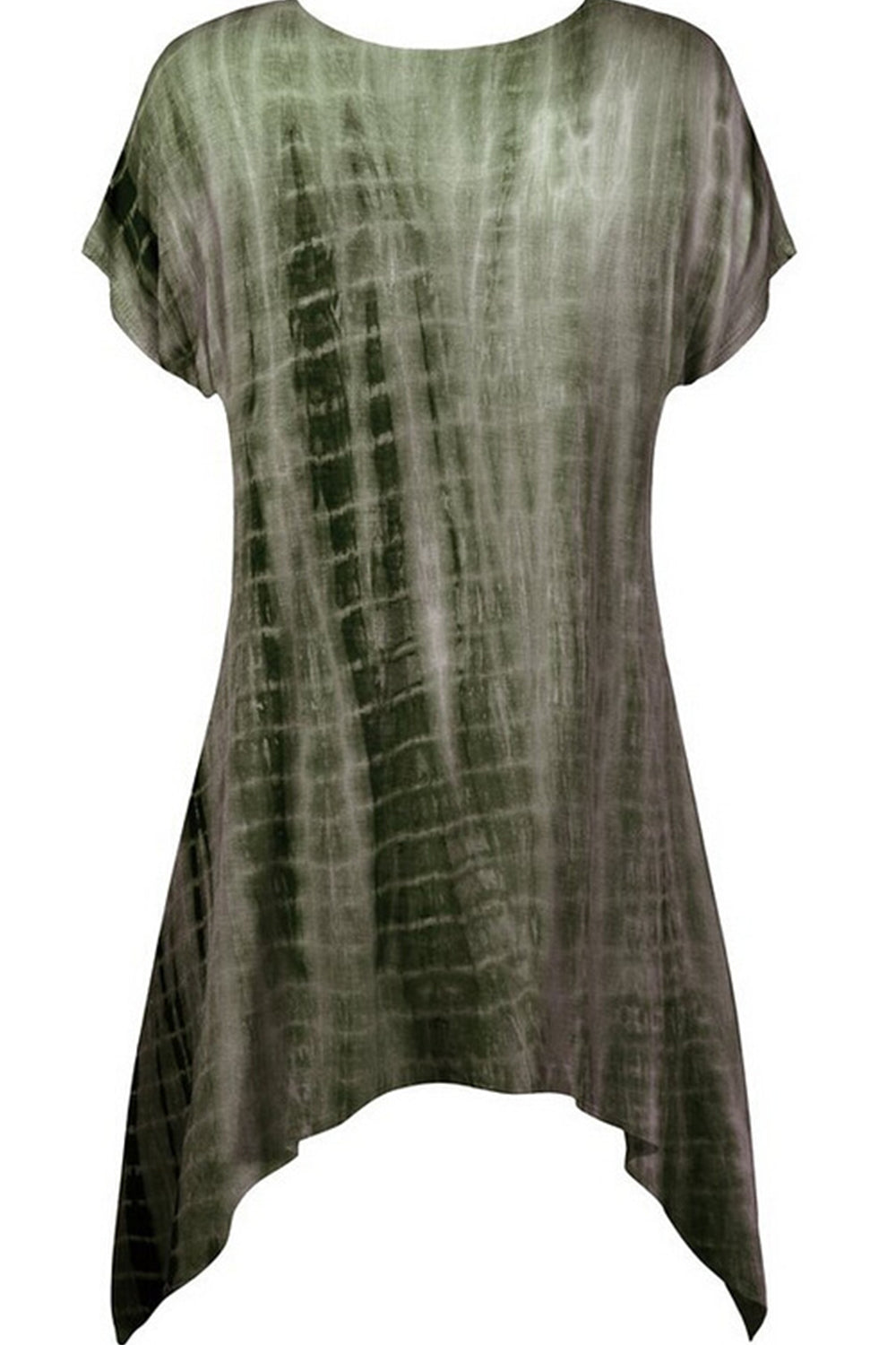 Women Summer Printed V-shaped Top Black