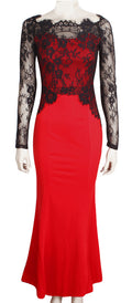 Women's Big Swing Lace Design Fishtail Skirt Style Long Dress