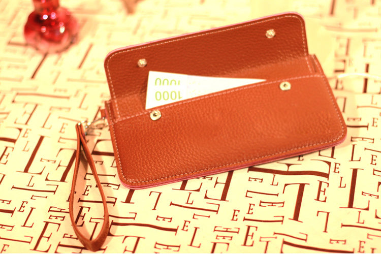 Women's Minimalist Style Wallet Card Pack Brown