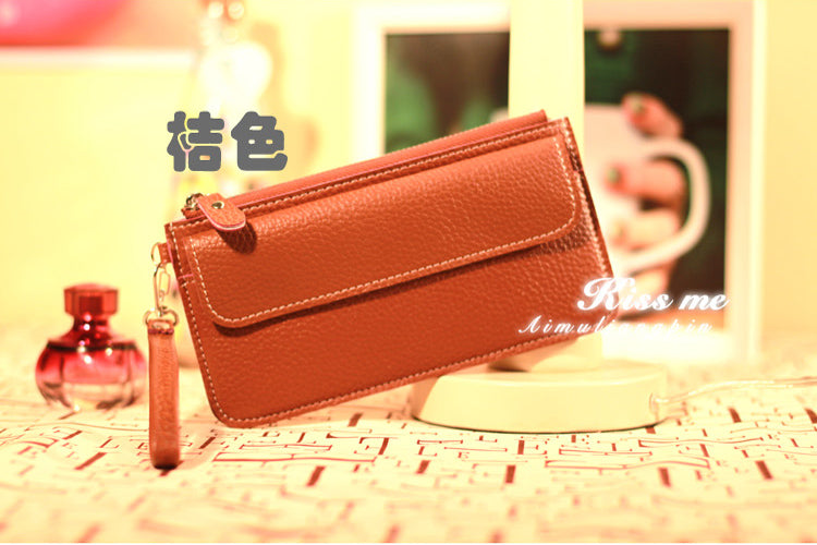 Women's Minimalist Style Wallet Card Pack Brown