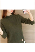 Women Lovely Solid Colored Pattern Casual Warm Sweater