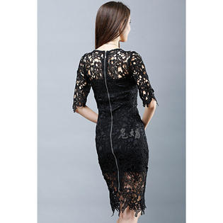 Women Ruffled Layer Skirt Solid Pattern Elegant Wedding Dress