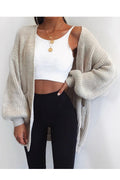 Women Winter Thick Solid Colored Amazing Cardigan