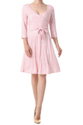 Women Deep Neck Printed Short Dress