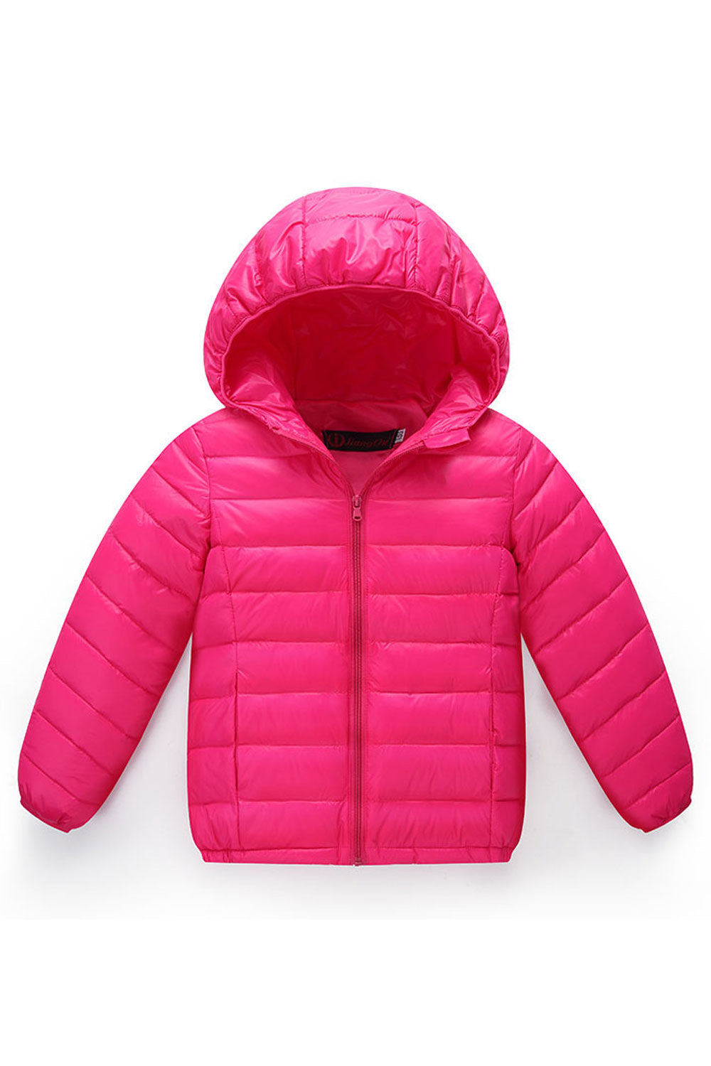 Kids Boys Winter Wind Poof Hood Neck Modern Solid Colored Pocket Styling Jacket