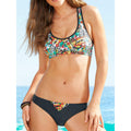 Women Flexible Top With Bottom Swim Set
