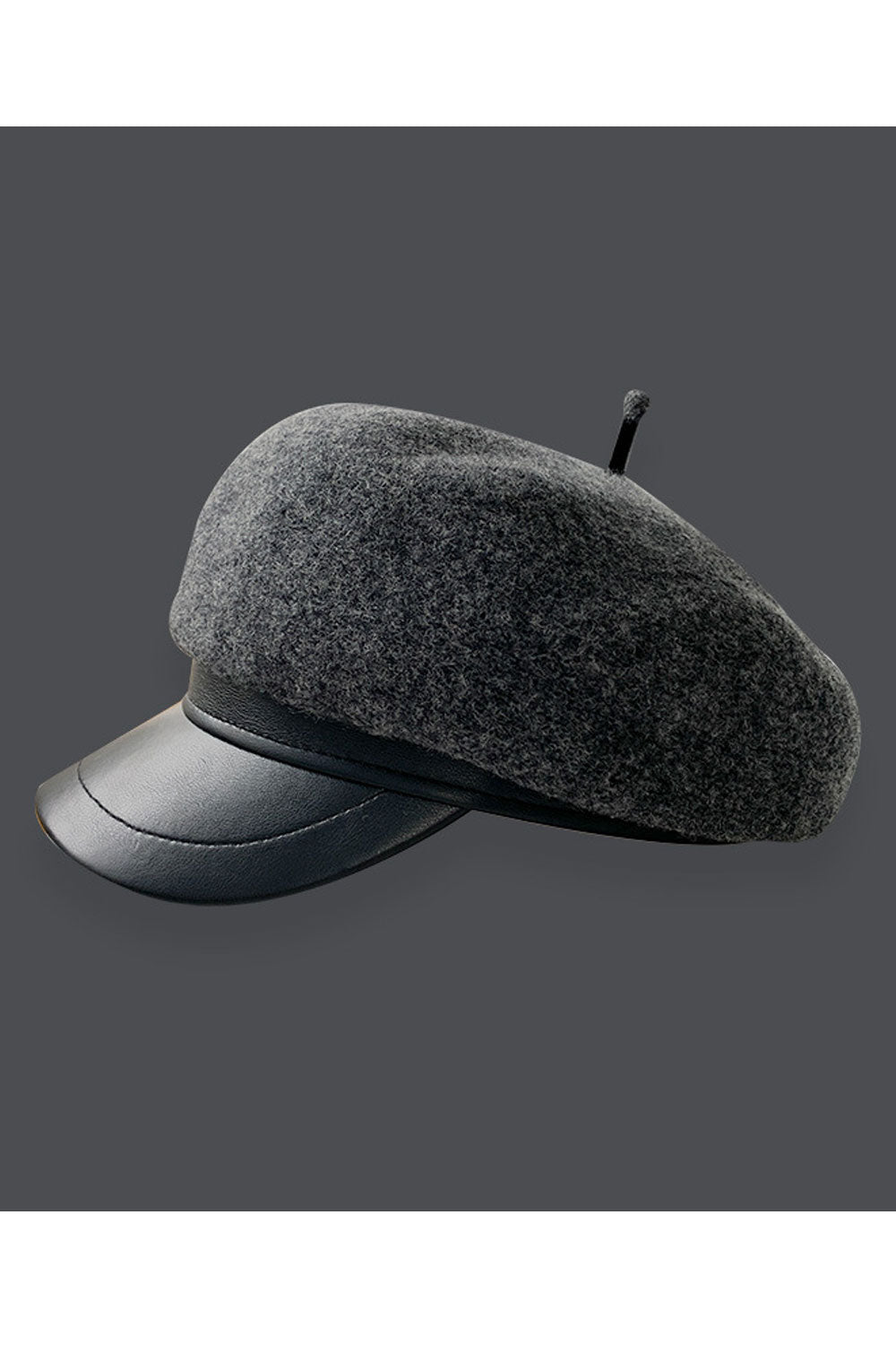 Women Casual Winter Warm Solid Colored Ear Muffs Beret Hat