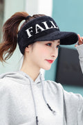 Women Caplets Complotter Printed Knitted Hat