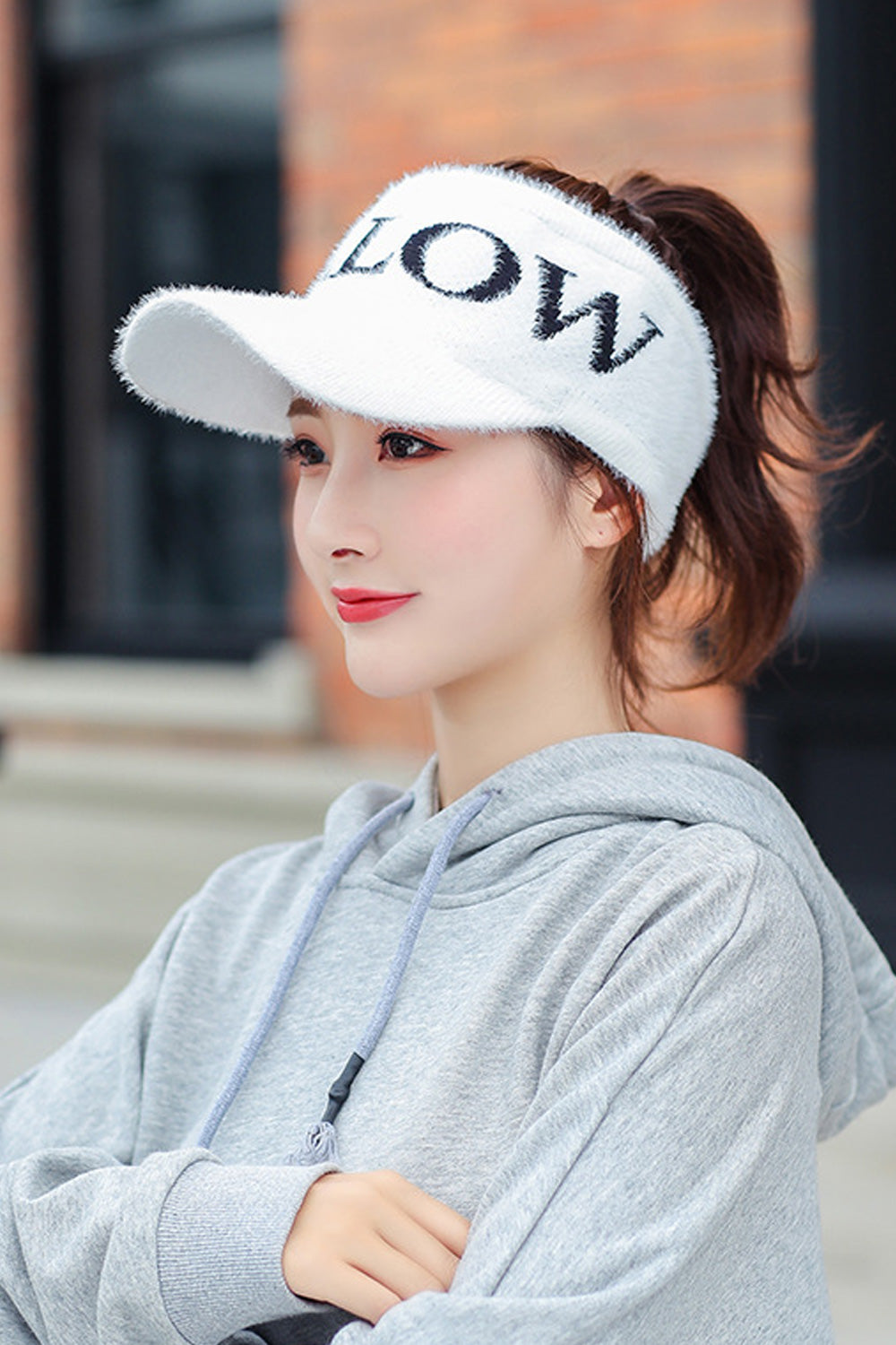 Women Caplets Complotter Printed Knitted Hat