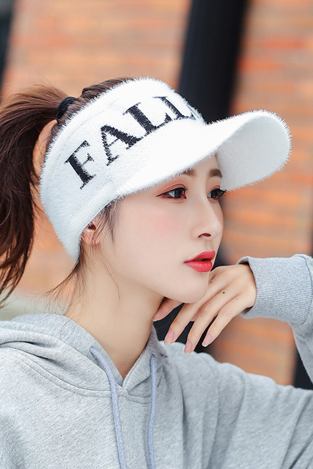 Women Caplets Complotter Printed Knitted Hat