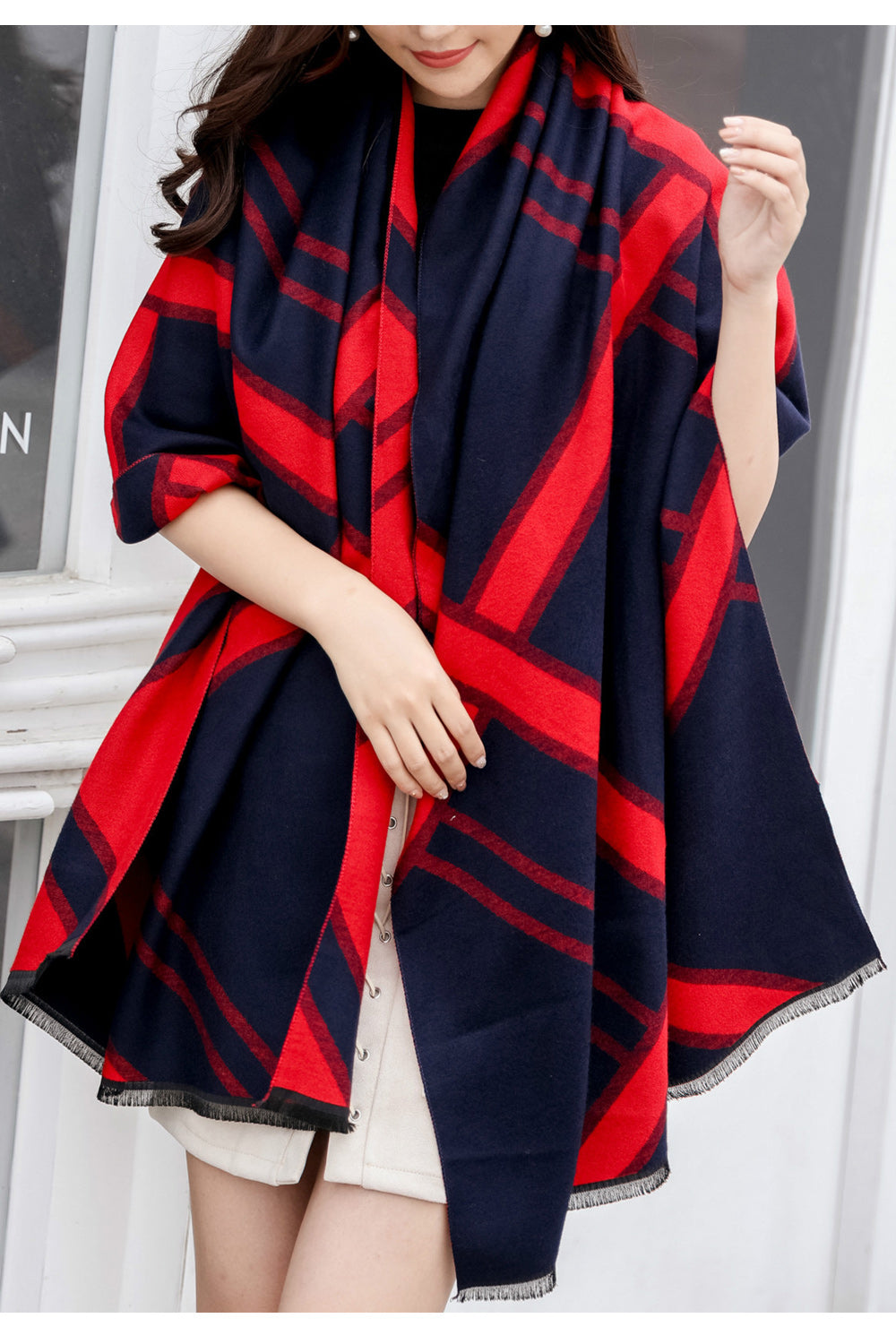 Women Lightweight Thick Stylish Warm Comfy Shawl