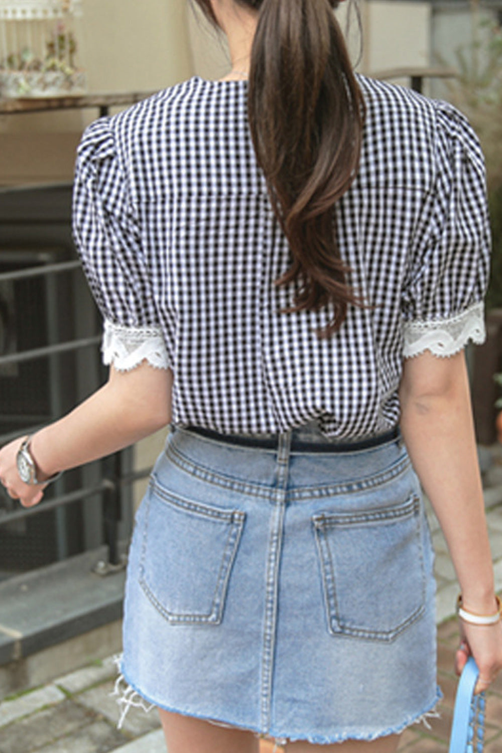Women Stylish Short Sleeve Summer Lace Top