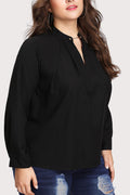 Women Loose Fit Long Sleeve Stylish Top