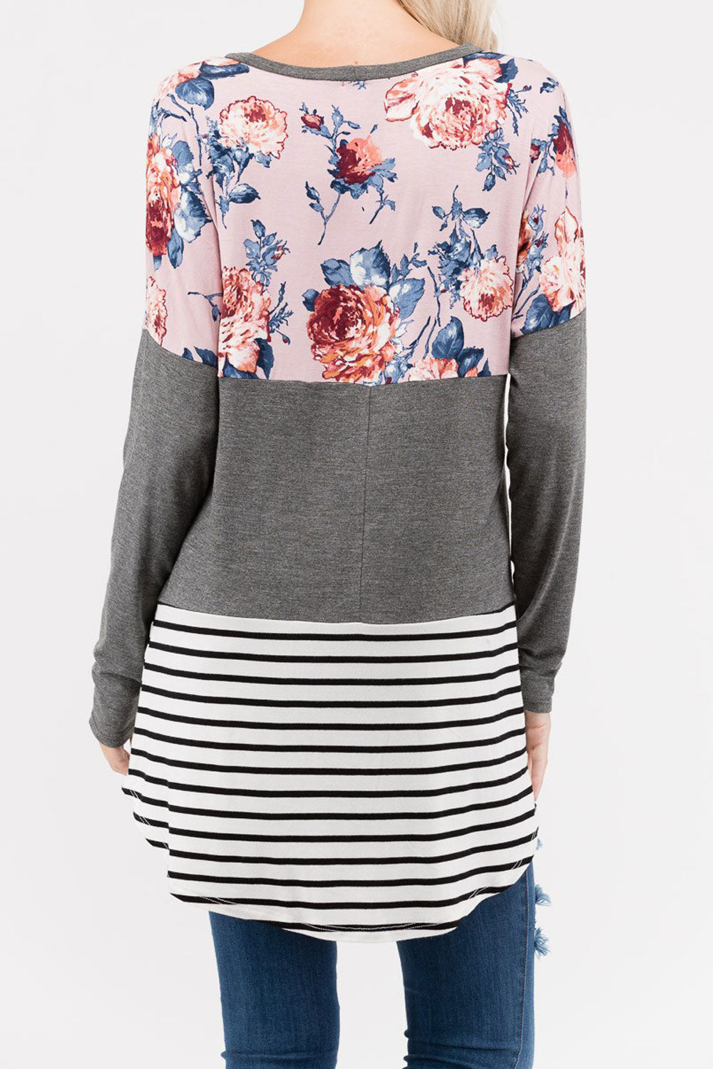Women Printed Long Sleeve Loose Top