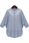 Women 3/4 Sleeve Solid Color Stylish Top