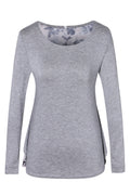 Women Designed Floral Back Waist Casual Top