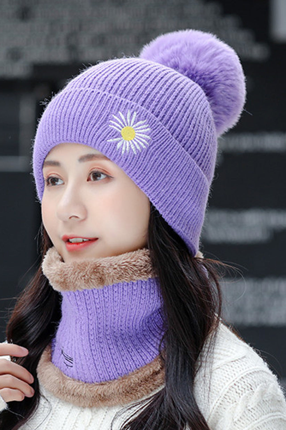 Women Decent Styled Casual Warm Lovely Knitted Hat