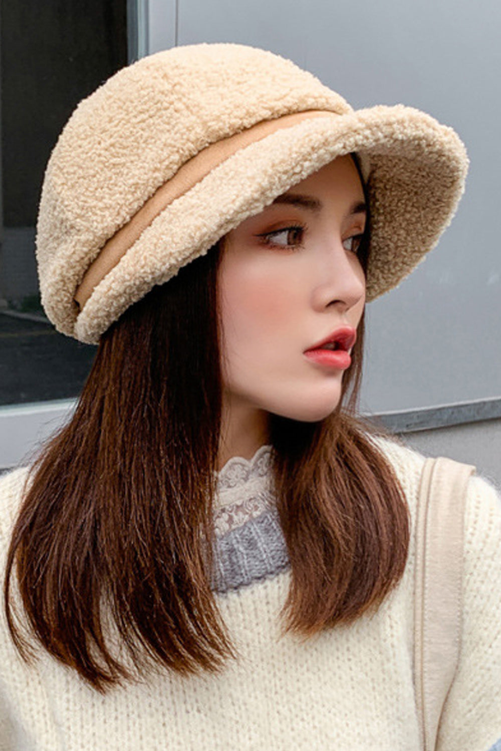 Women Pretty Solid Colored Warm Easy Knitted Hat