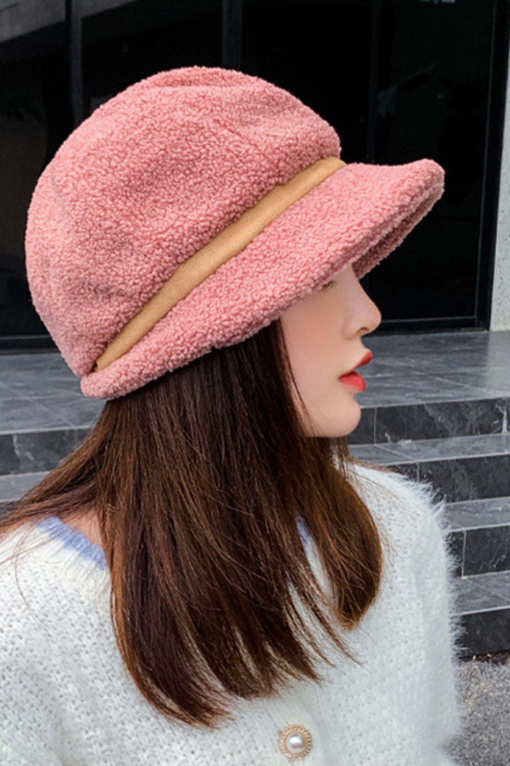 Women Pretty Solid Colored Warm Easy Knitted Hat