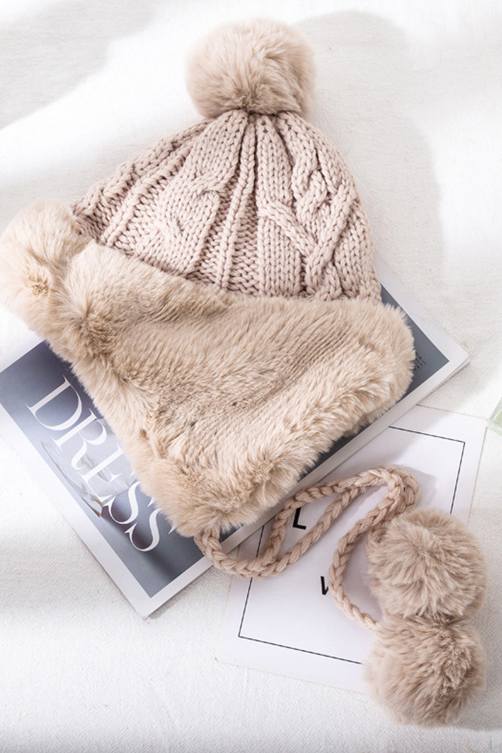 Women Pretty Solid Colored Classy Cozy Knitted Hat