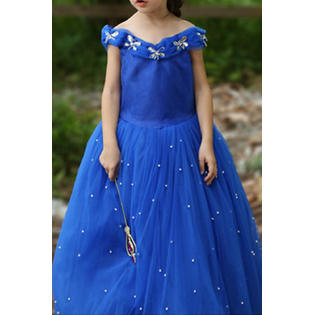 Kids Girls Sleeveless Ball Gown Cinderella Dress