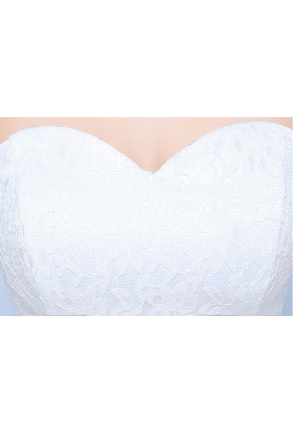 Women Strapless Off Shoulder Slim Wedding Dress