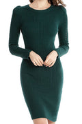 Women Slim Bodycon Casual Knit Elegant Dress
